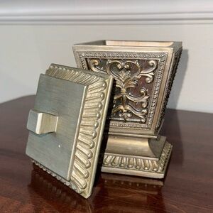 Ornate Gold and Silver Decorative Box